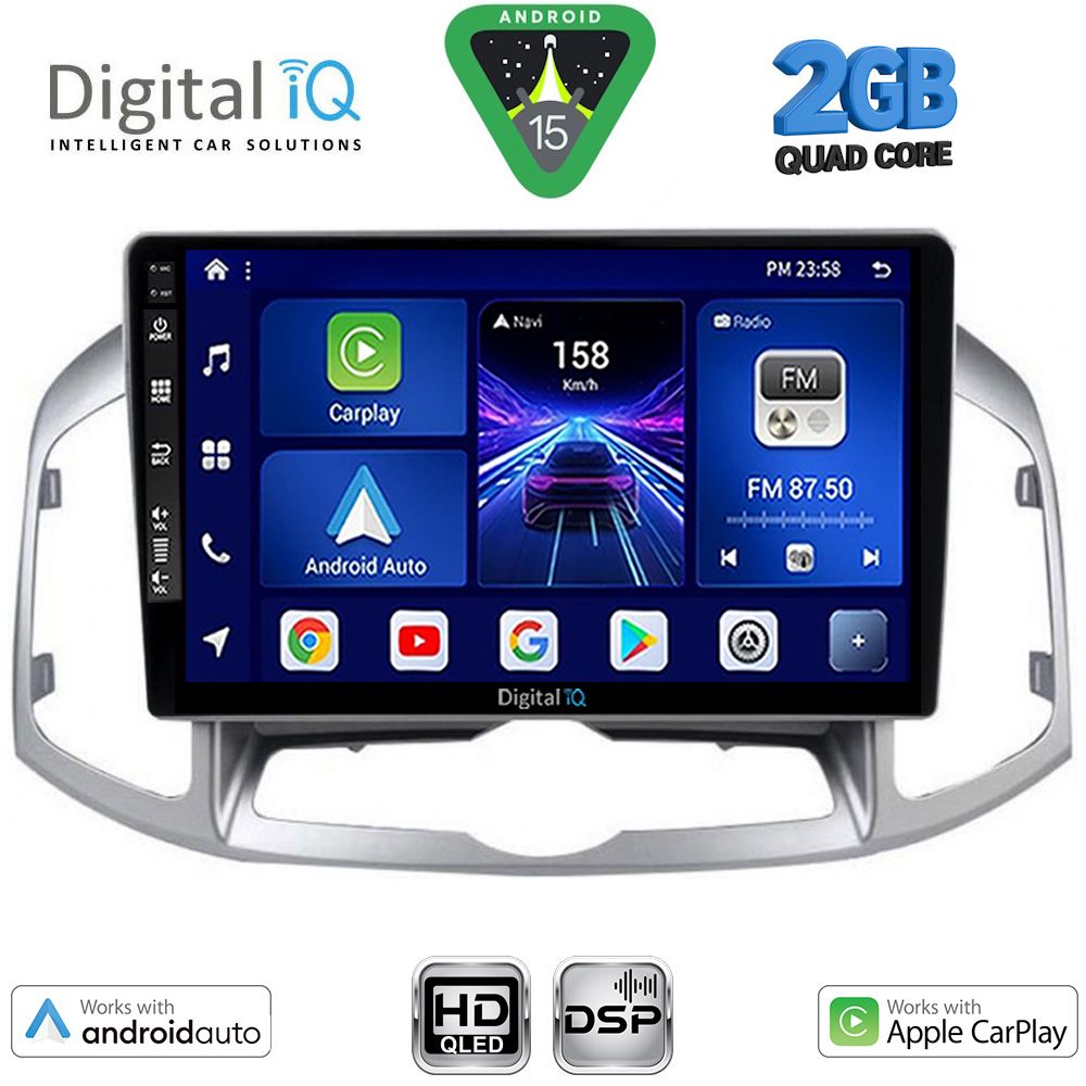 DIGITAL IQ BXC 3071_CPAA (10inc) MULTIMEDIA for CHEVROLET CAPTIVA mod. 2012-2018
