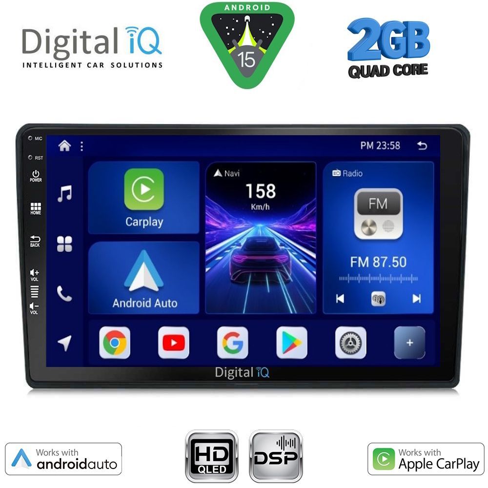 DIGITAL IQ BXC 3086_CPAA (10inc) MULTIMEDIA TABLET for CITROEN C4 - DS4 mod. 2018-2025