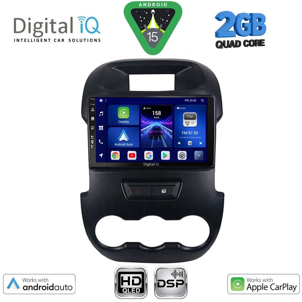 DIGITAL IQ BXC 3171_CPAA (9inc) MULTIMEDIA TABLET for FORD RANGER mod. 2011-2015