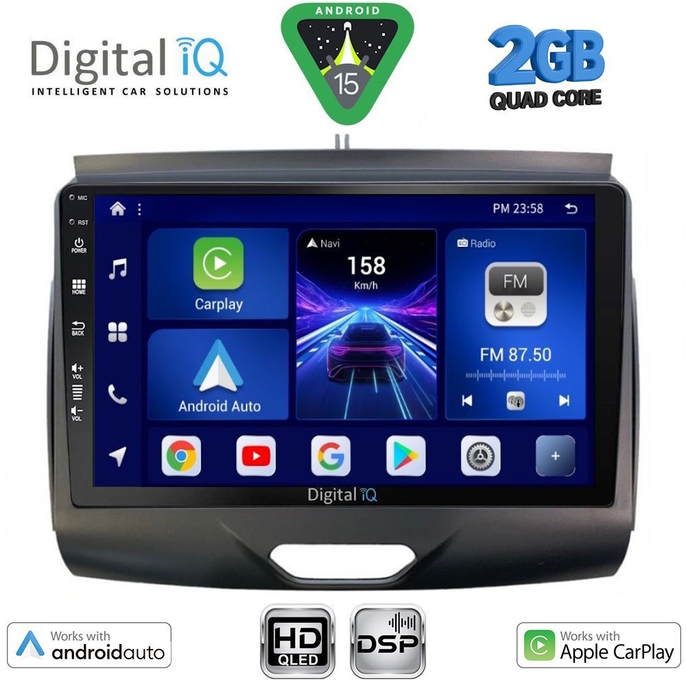 DIGITAL IQ BXC 3172B_CPAA (9inc) MULTIMEDIA TABLET for FORD RANGER mod. 2015-2018