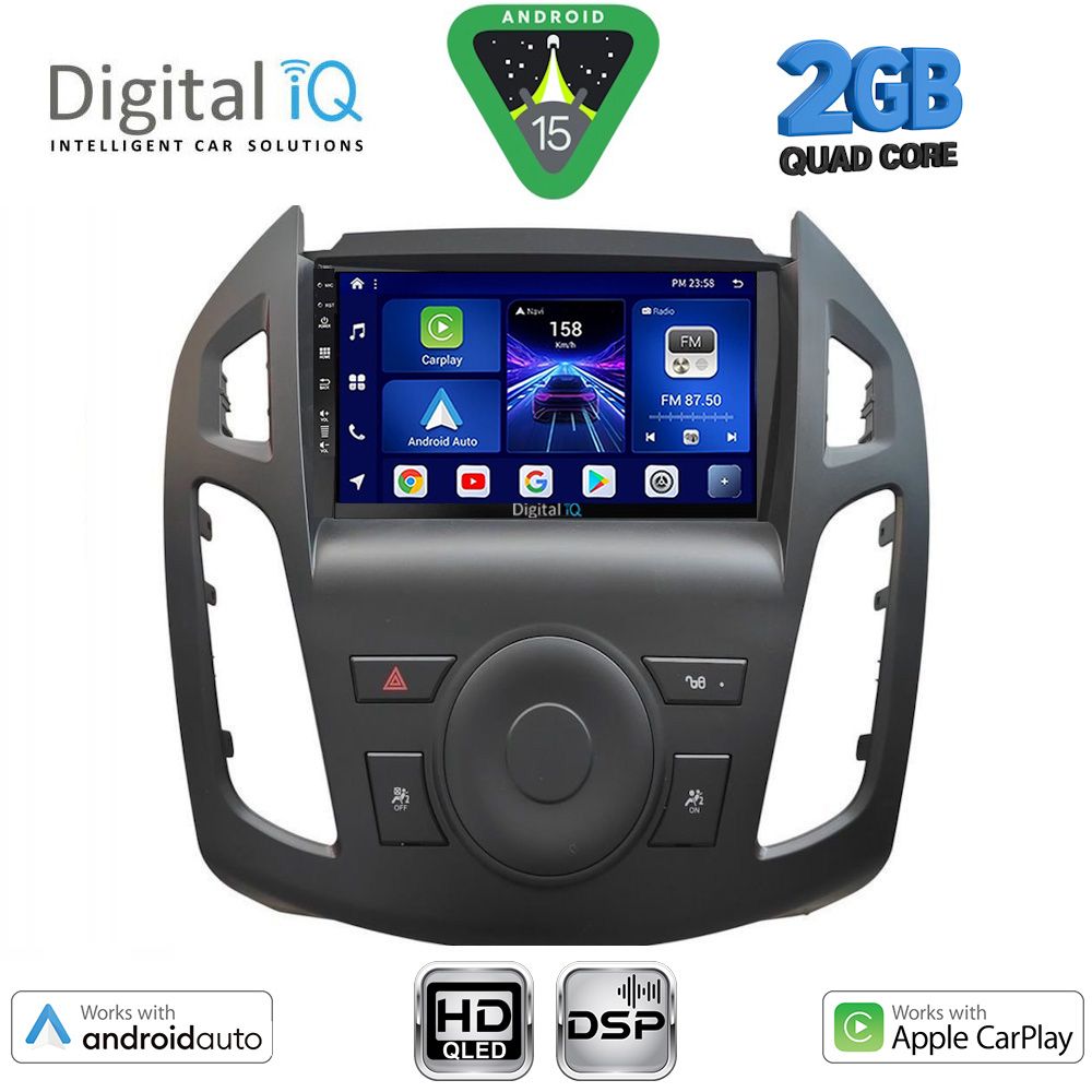 DIGITAL IQ BXC 3176_CPAA (9inc) MULTIMEDIA TABLET for FORD TRANSIT CONNECT mod. 2013-2018