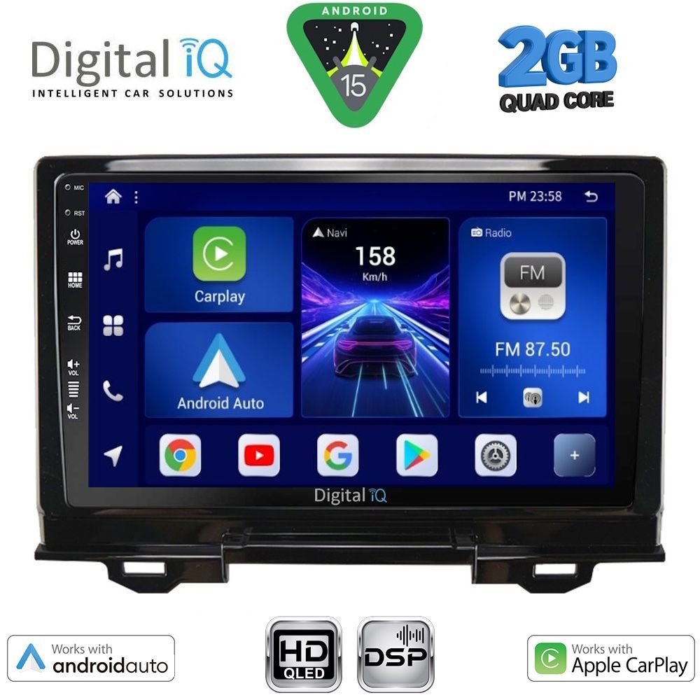 DIGITAL IQ BXC 3202_CPAA (9inc) MULTIMEDIA TABLET for HONDA HRV mod. 2021-2026