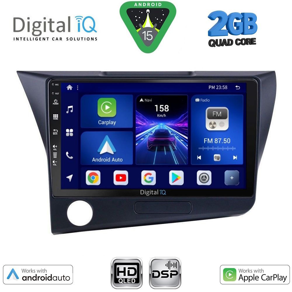 DIGITAL IQ BXC 3203_CPAA (9inc) MULTIMEDIA TABLET for HONDA CRZ mod. 2010-2016