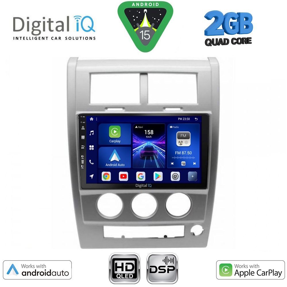 DIGITAL IQ BXC 3270_CPAA (10inc) MULTIMEDIA TABLET for JEEP CHEROKEE - LIBERTY mod. 2007-2014