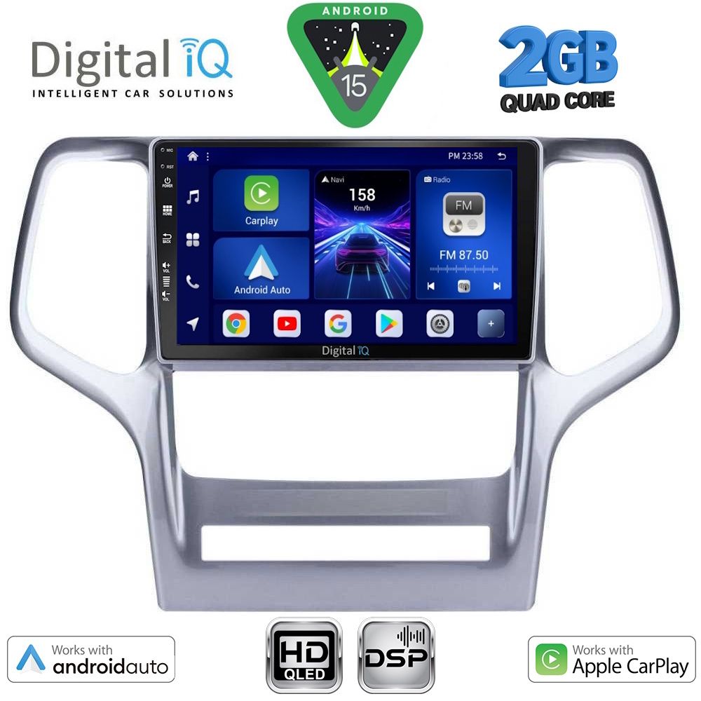 DIGITAL IQ BXC 3282_CPAA (9inc) MULTIMEDIA TABLET for JEEP GRAND CHEROKEE mod. 2011-2014