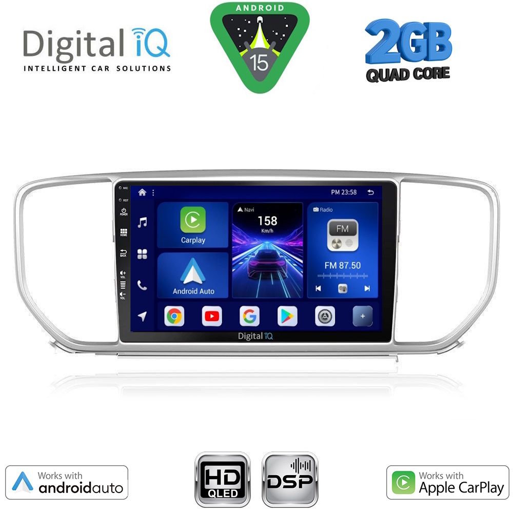 DIGITAL IQ BXC 3327_CPAA (9inc) MULTIMEDIA TABLET for KIA SPORTAGE mod. 2018-2021