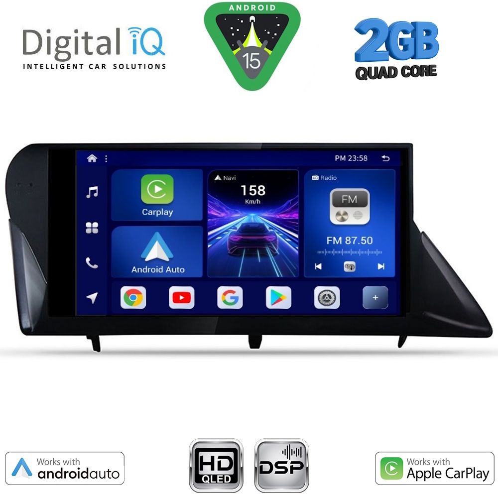 DIGITAL IQ BXC 3346_CPAA (9inc) MULTIMEDIA TABLET for LEXUS RX mod. 2009-2014
