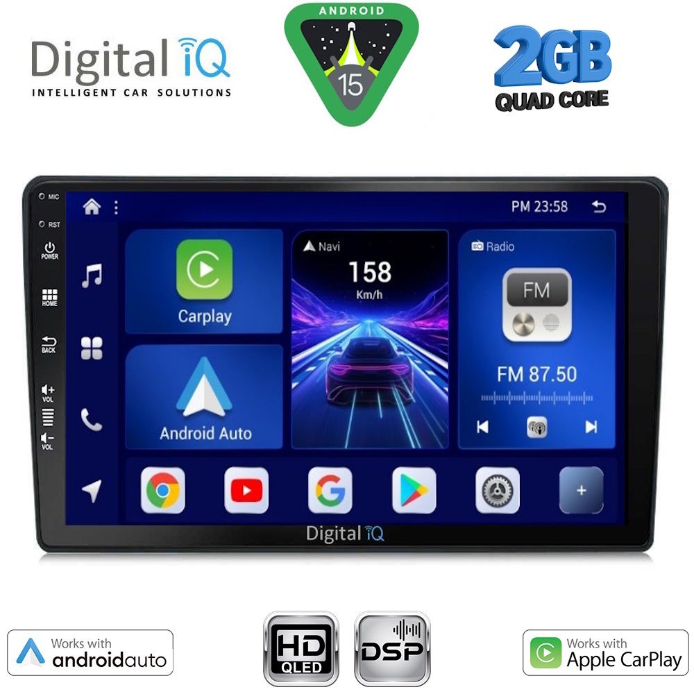 DIGITAL IQ BXC 3360_CPAA (9inc) MULTIMEDIA TABLET for MAZDA 2 mod. 2002-2007