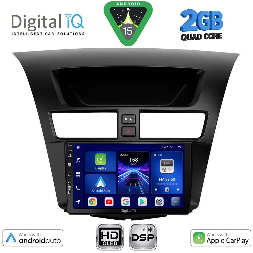 DIGITAL IQ BXC 3364_CPAA (9inc) MULTIMEDIA TABLET for MAZDA BT50 mod. 2012-2019