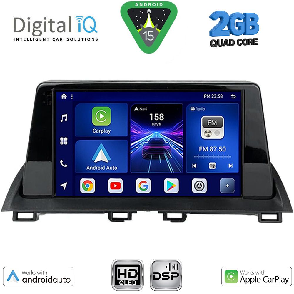DIGITAL IQ BXC 3367_CPAA (9inc) MULTIMEDIA TABLET for MAZDA 3 mod. 2014-2019