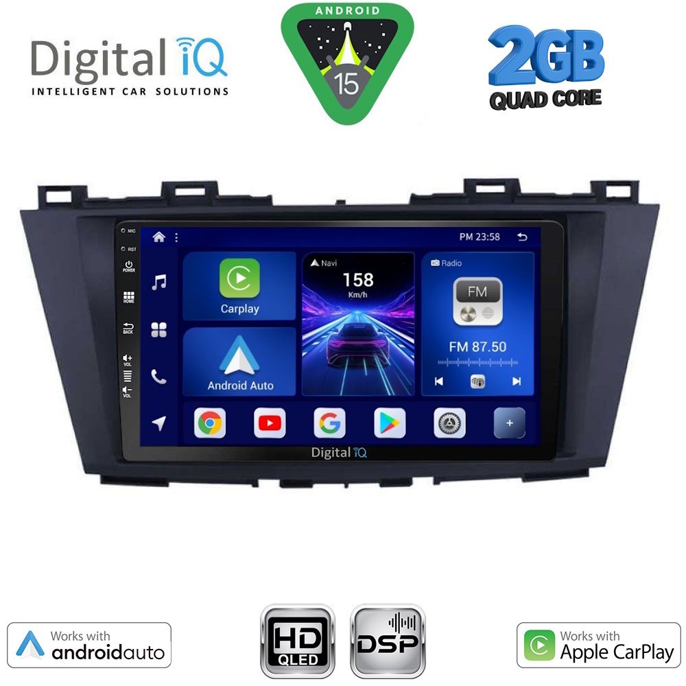 DIGITAL IQ BXC 3371_CPAA (9inc) MULTIMEDIA TABLET for MAZDA 5 mod. 2011-2020