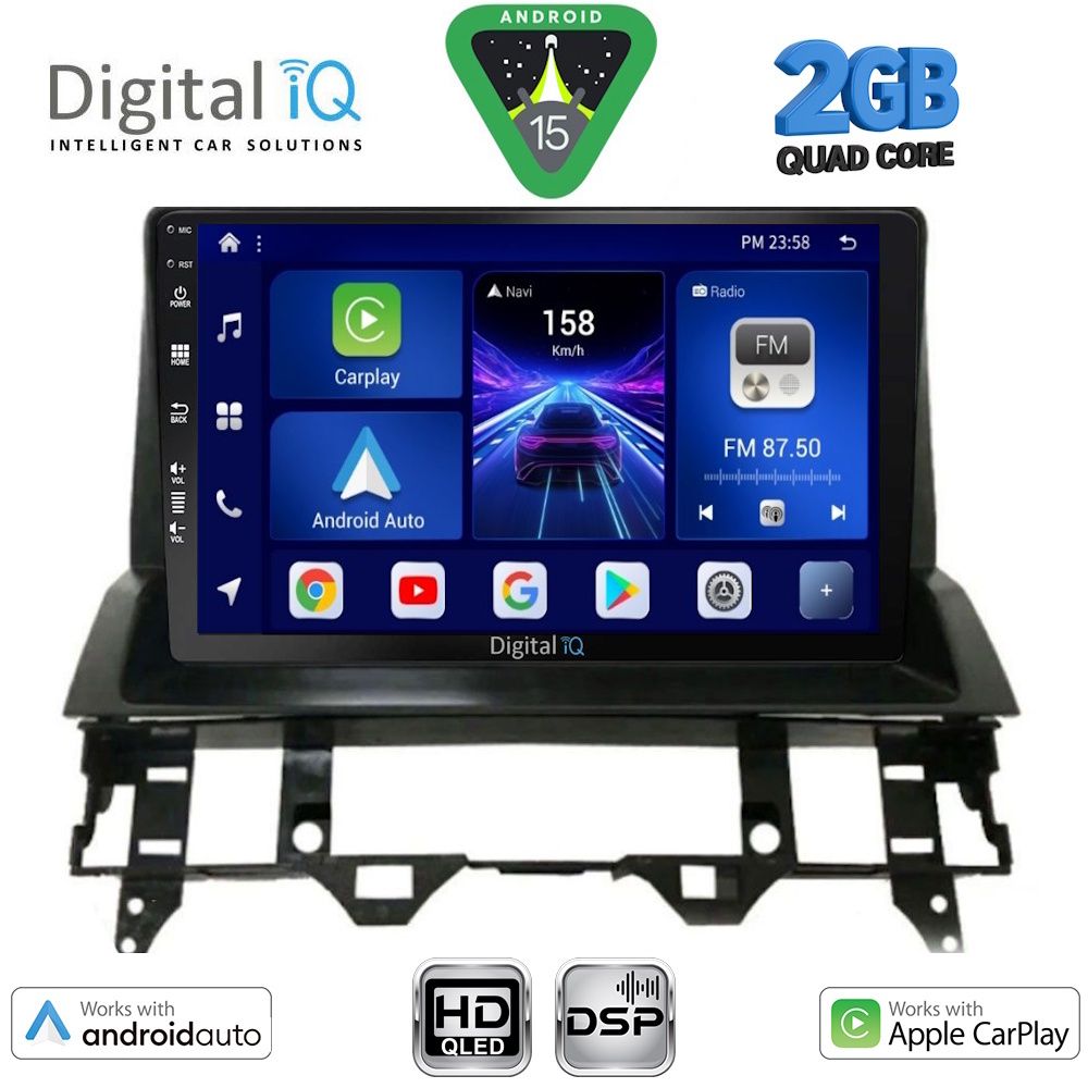 DIGITAL IQ BXC 3376_CPAA DASH (10inc) MULTIMEDIA TABLET for MAZDA 6 mod. 2002-2008
