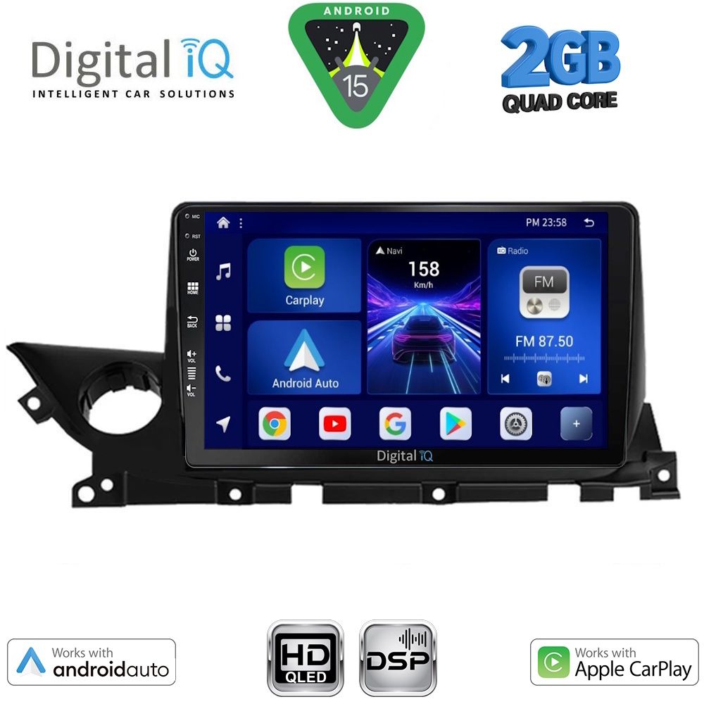 DIGITAL IQ BXC 3379B_CPAA (9inc) MULTIMEDIA TABLET for MAZDA 6 mod. 2021-2026