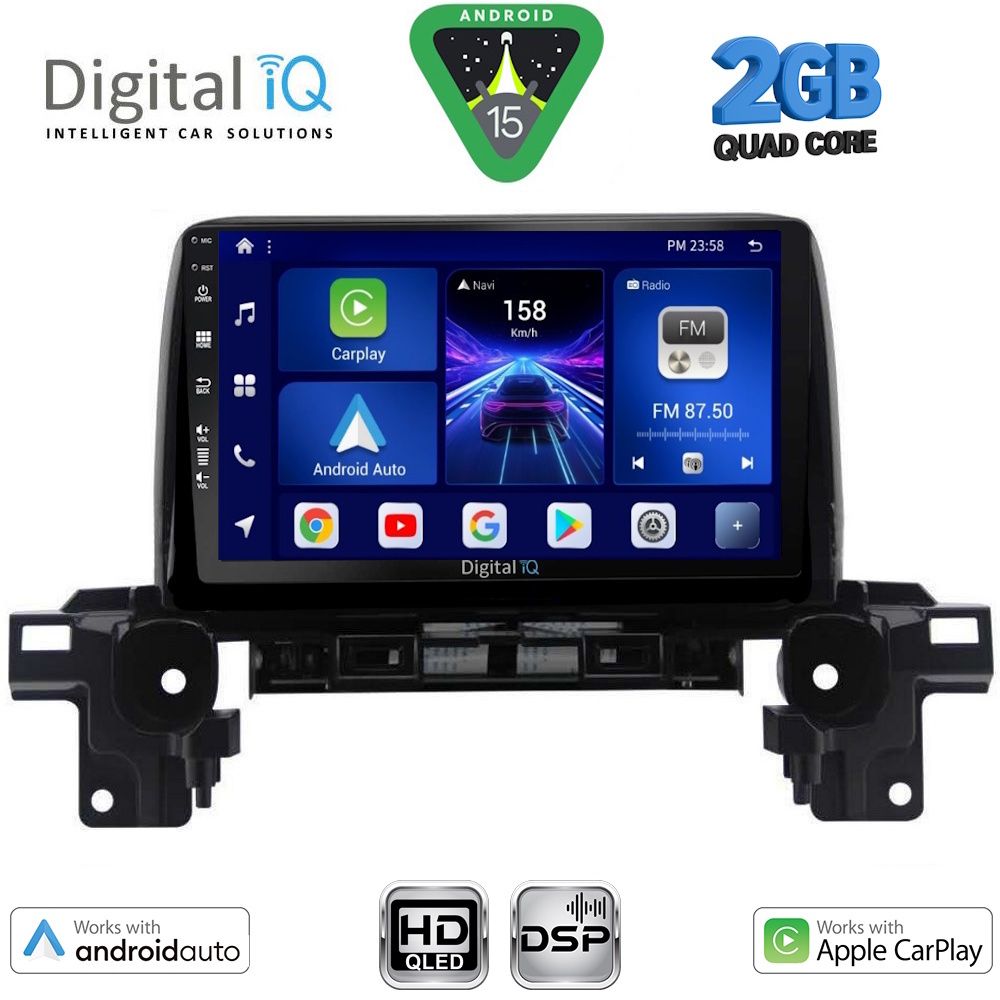 DIGITAL IQ BXC 3381_CPAA (9inc) MULTIMEDIA TABLET for MAZDA CX5 mod. 2017-2025