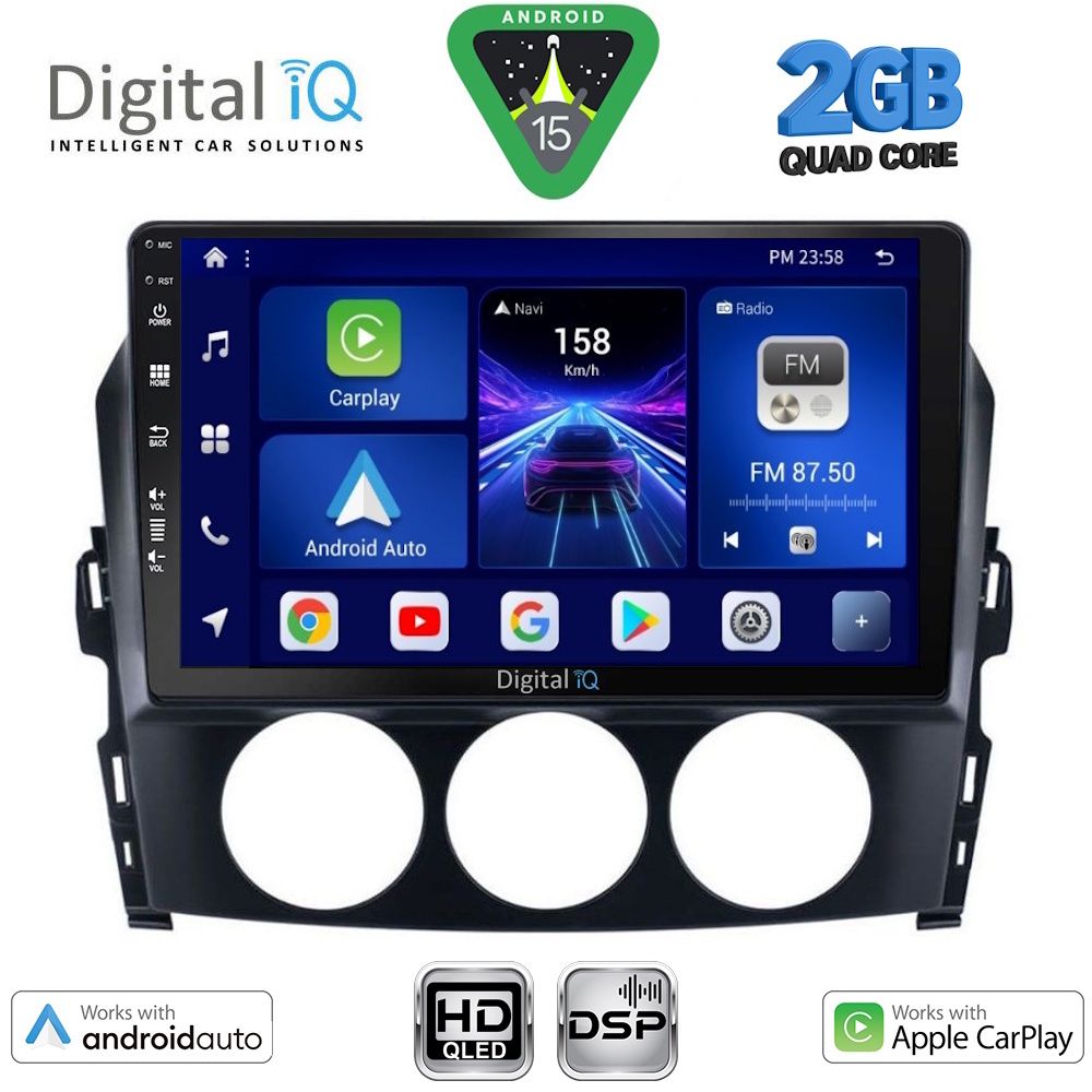 DIGITAL IQ BXC 3392_CPAA (9inc) MULTIMEDIA TABLET for MAZDA MX5 mod. 2005-2015