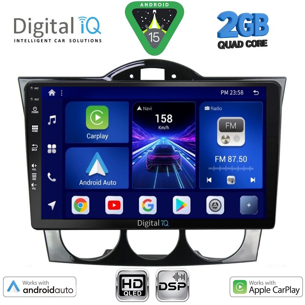 DIGITAL IQ BXC 3394_CPAA (9inc) MULTIMEDIA TABLET for MAZDA RX8 mod. 2001-2008