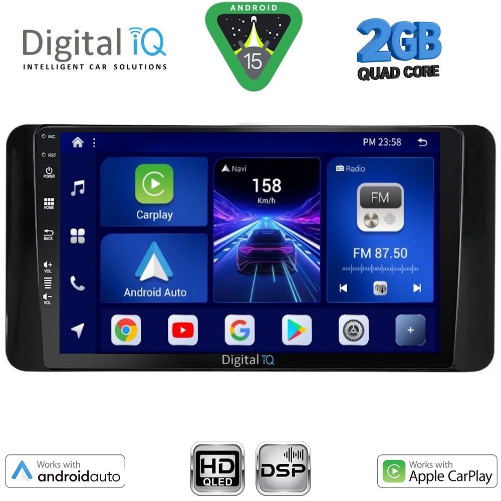 DIGITAL IQ BXC 3778_CPAA (10inc) MULTIMEDIA TABLET for TOYOTA LAND CRUISER LC300 mod. 2023-2026