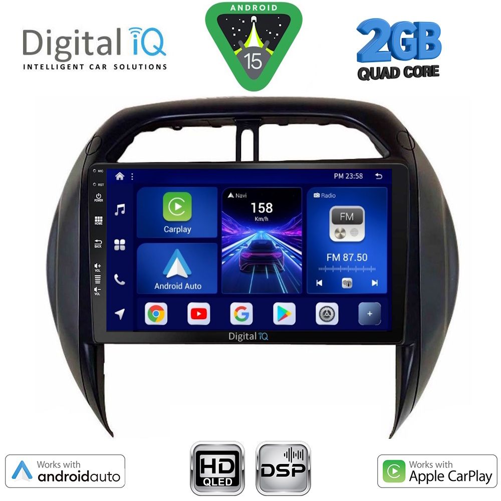 DIGITAL IQ BXC 3730_CPAA CLIMA (9inc) MULTIMEDIA TABLET for TOYOTA RAV 4 mod. 2000-2006