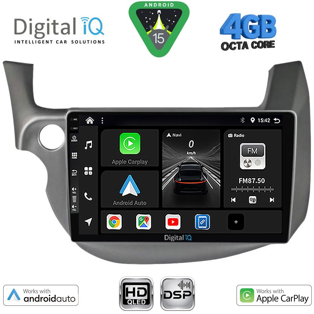 DIGITAL IQ BXF 16211_CPAA (10inc) MULTIMEDIA TABLET for HONDA JAZZ mod. 2008-2012