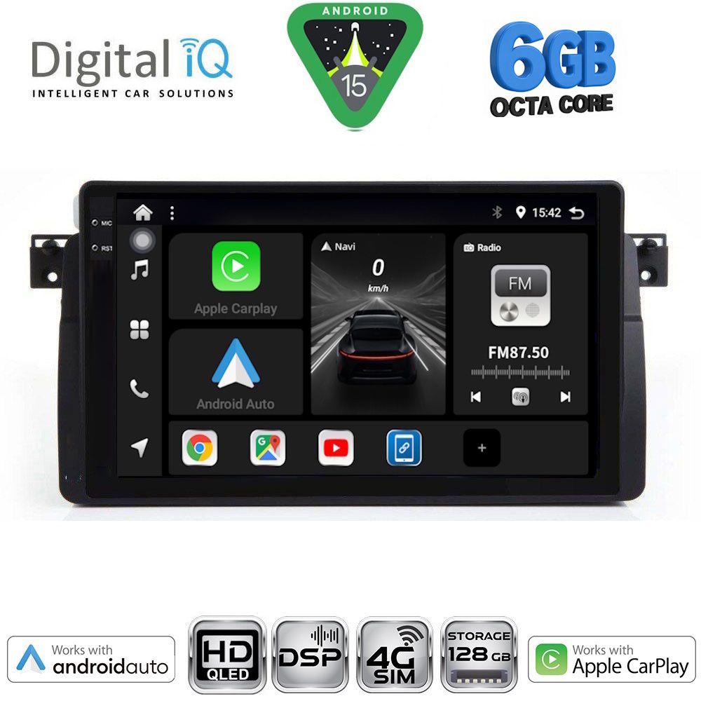 DIGITAL IQ BXF 17042_CPAA (9inc) MULTIMEDIA TABLET for BMW E46 mod. 1998-2005