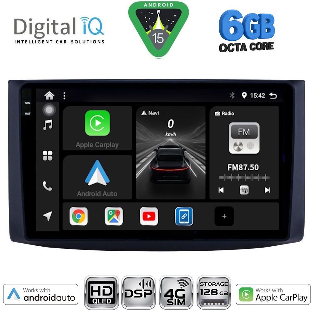 DIGITAL IQ BXF 17072_CPAA (9inc) MULTIMEDIA TABLET for CHEVROLET AVEO mod. 2006-2010