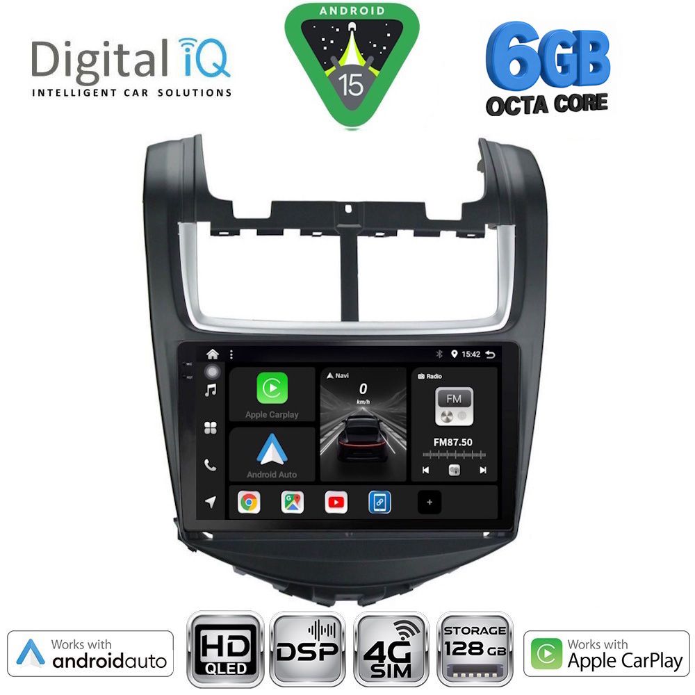 DIGITAL IQ BXF 17075_CPAA (9inc) MULTIMEDIA TABLET for CHEVROLET AVEO mod. 2014-2017