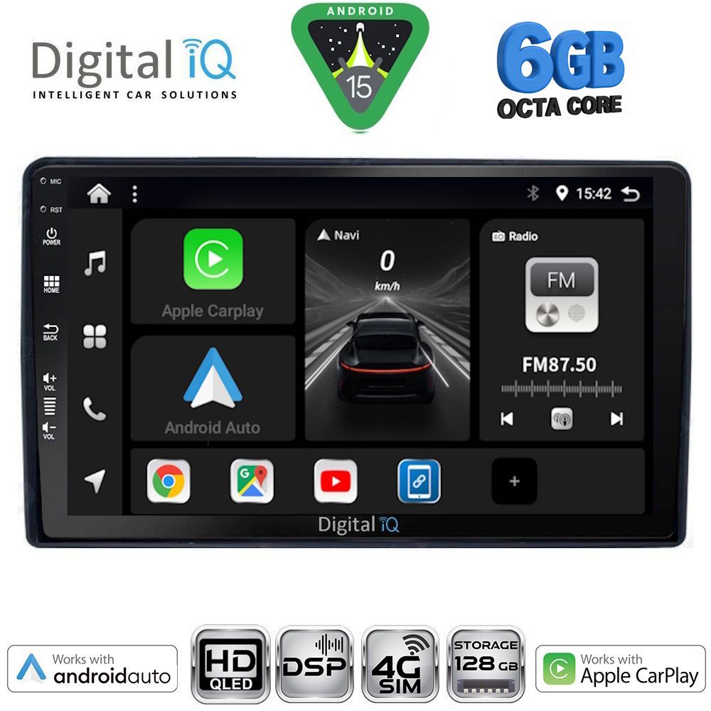 DIGITAL IQ BXF 17081_CPAA (9inc) MULTIMEDIA TABLET for CITROEN – PEUGEOT mod. 2008-2018