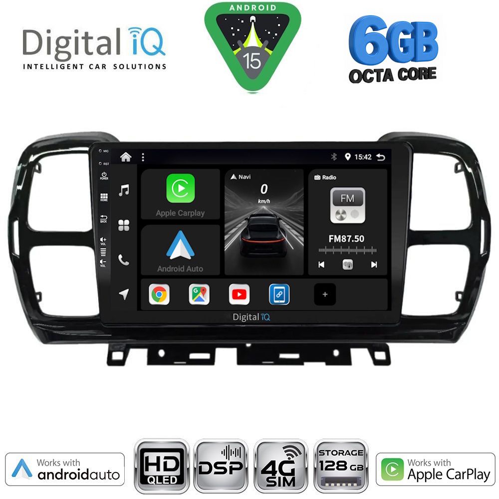 DIGITAL IQ BXF 17088_CPAA (9inc) MULTIMEDIA TABLET for CITROEN C5 AIRCROSS mod. 2017-2021