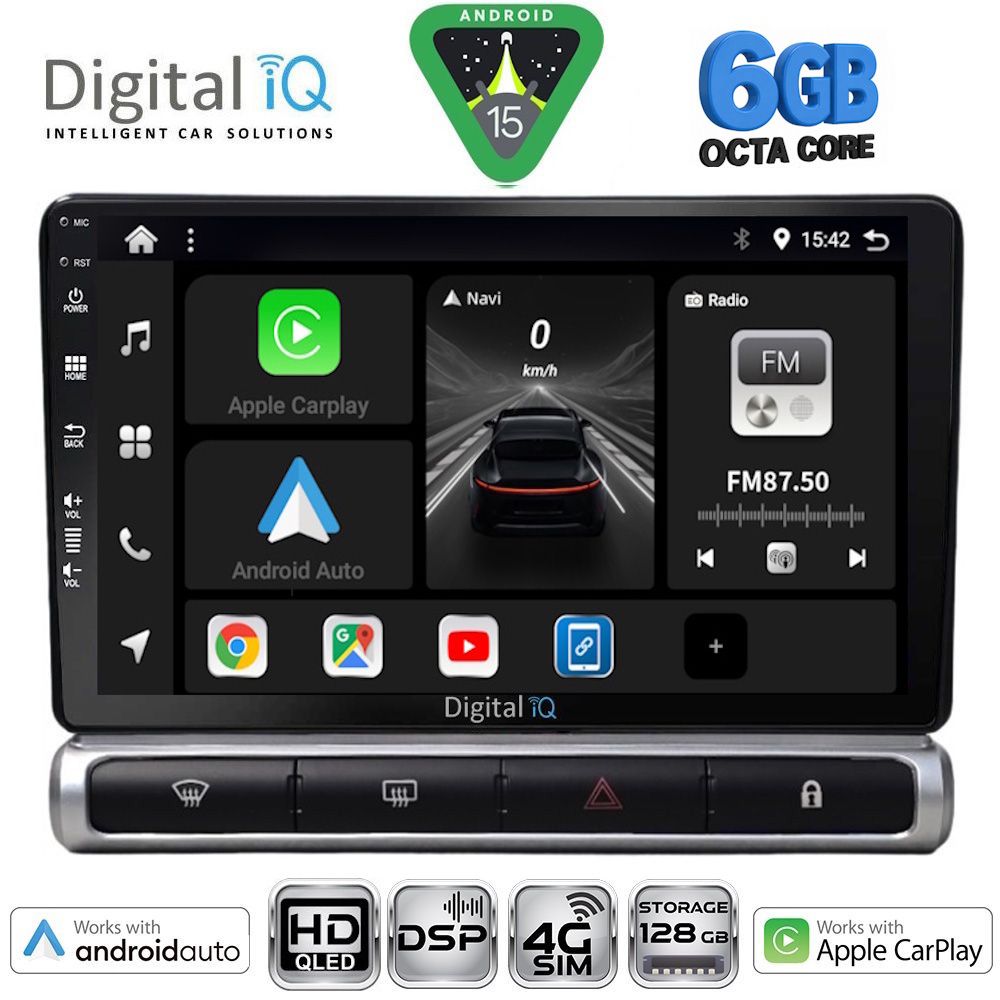 DIGITAL IQ BXF 17093H_CPAA (9inc) MULTIMEDIA TABLET for CITROEN C3 - DS3 mod. 2016-2024 High Version