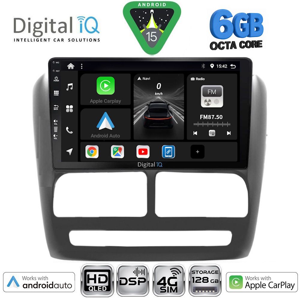 DIGITAL IQ BXF 17137_CPAA (9inc) MULTIMEDIA TABLET for FIAT DOBLO mod. 2010-2015