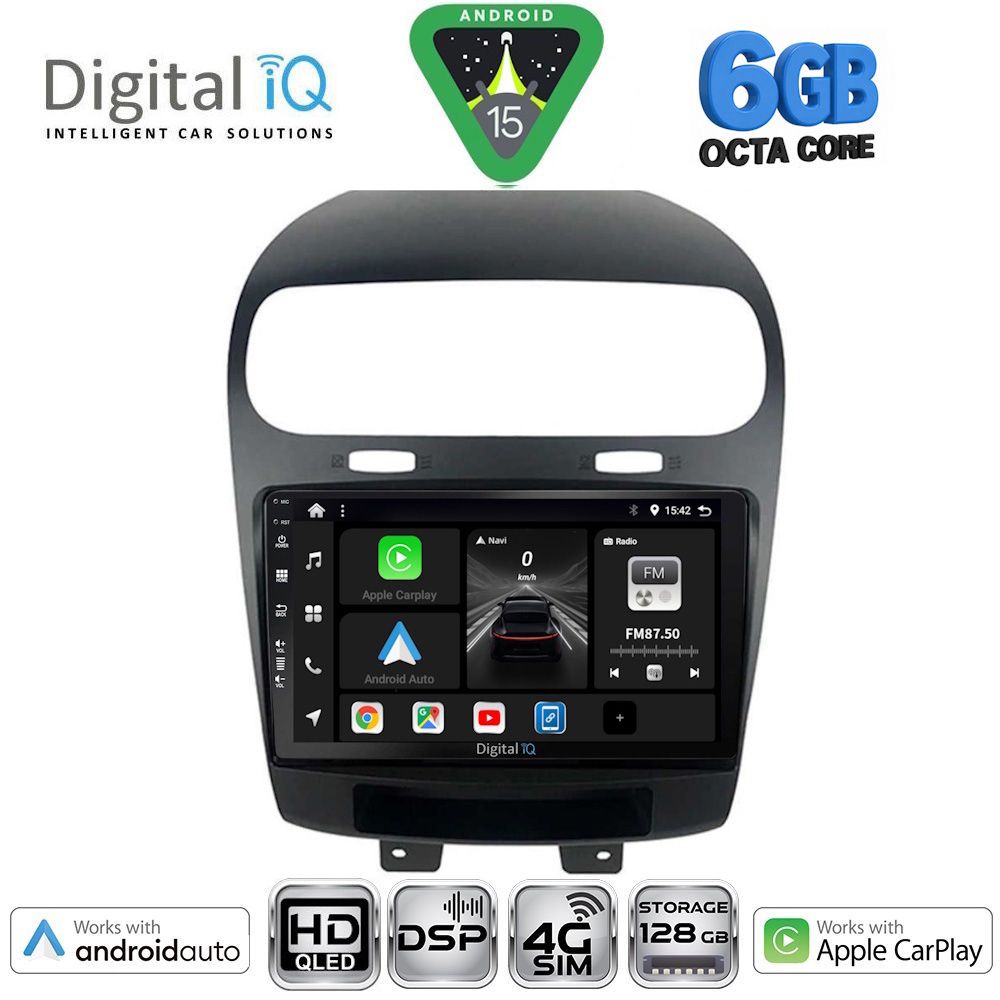 DIGITAL IQ BXF 17144_CPAA (9inc) MULTIMEDIA TABLET for FIAT FREEMONT mod. 2008-2020