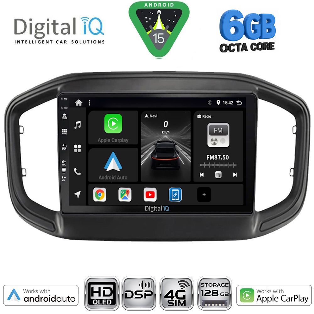 DIGITAL IQ BXF 17147_CPAA (9inc) MULTIMEDIA TABLET for FIAT STRADA mod. 2020-2026