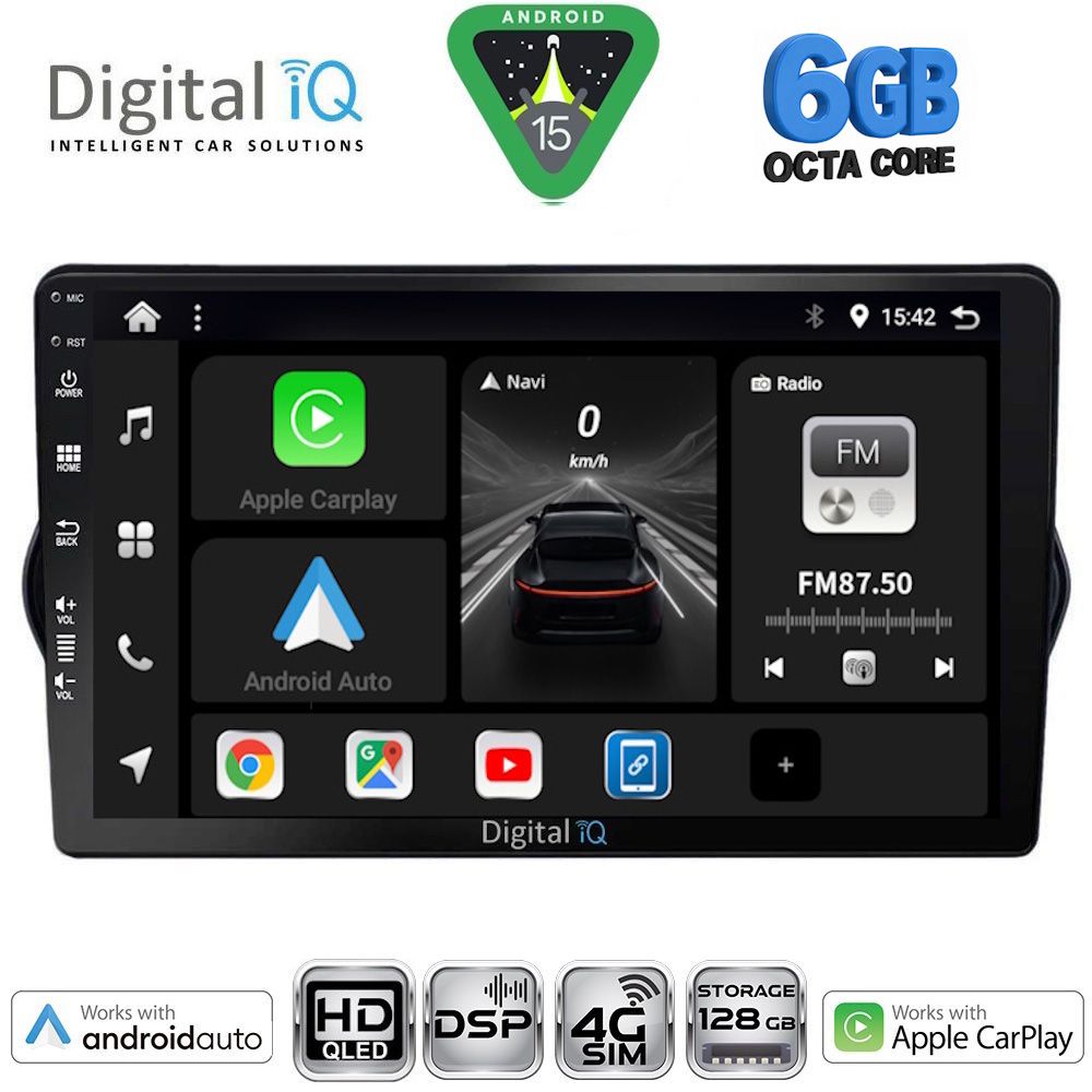 DIGITAL IQ BXF 17148_CPAA (9inc) MULTIMEDIA TABLET for FIAT TIPO mod. 2015-2023