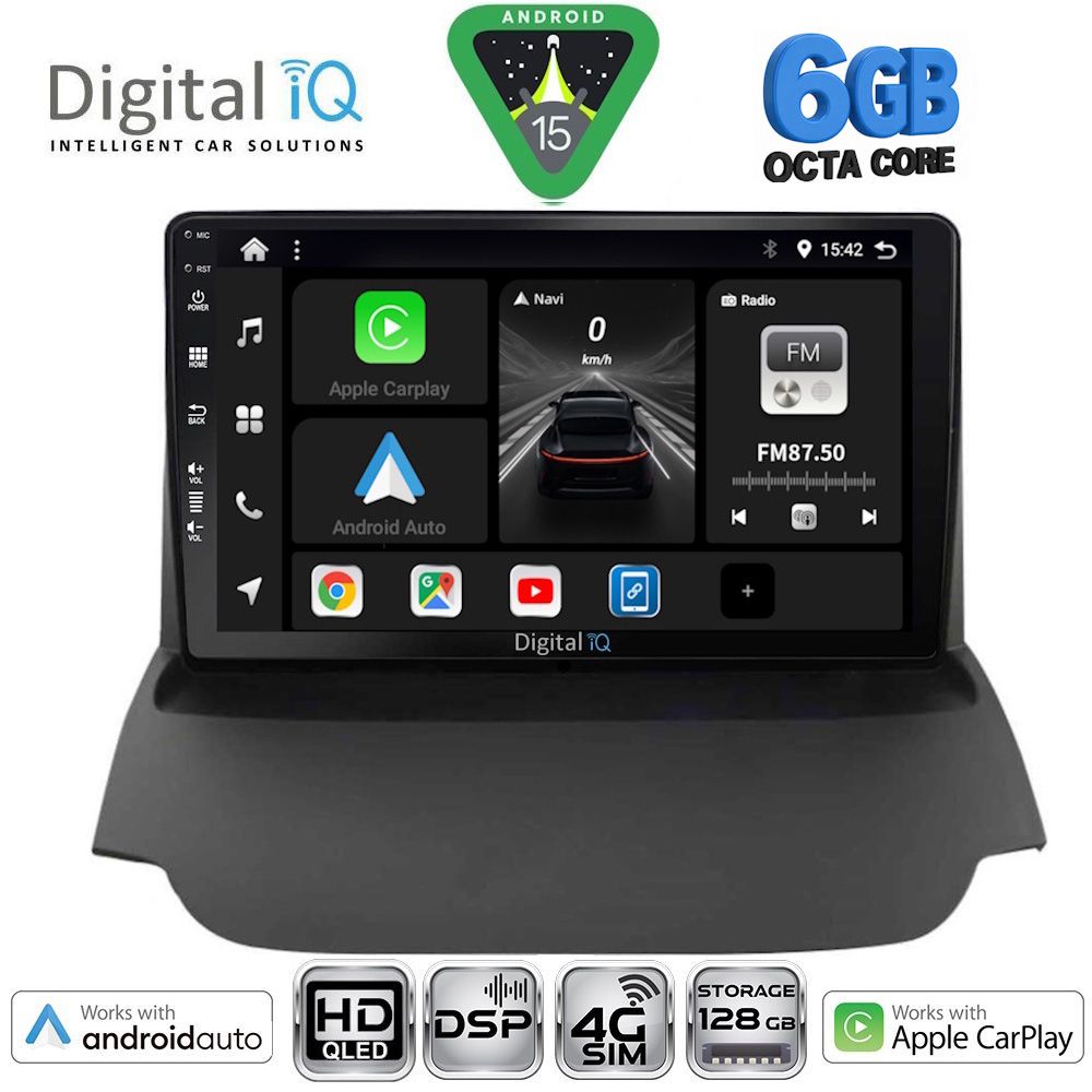 DIGITAL IQ BXF 17150_CPAA (9inc) MULTIMEDIA TABLET for FORD ECOSPORT mod. 2012-2018