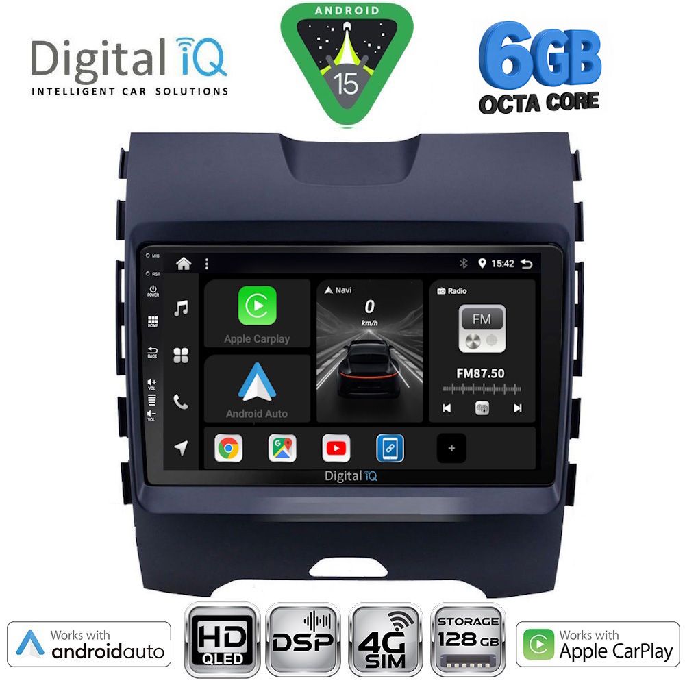 DIGITAL IQ BXF 17152_CPAA (9inc) MULTIMEDIA TABLET for FORD EDGE mod. 2015-2023