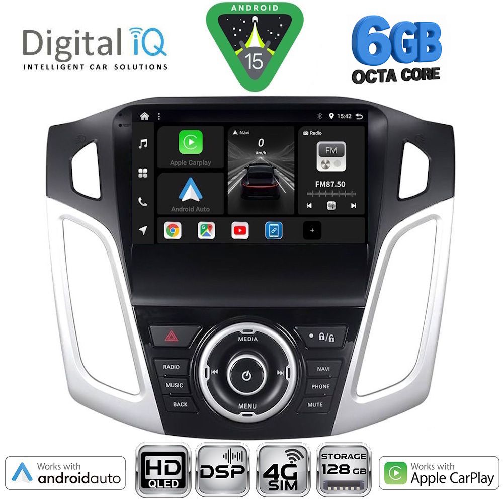 DIGITAL IQ BXF 17157_CPAA (9inc) MULTIMEDIA TABLET for FORD FOCUS mod. 2011-2018