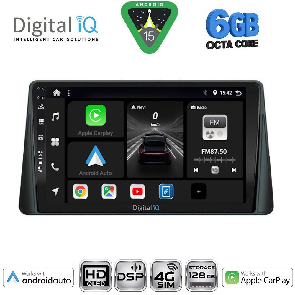 DIGITAL IQ BXF 17158_CPAA (9inc) MULTIMEDIA TABLET for FORD FOCUS mod. 2019-2025