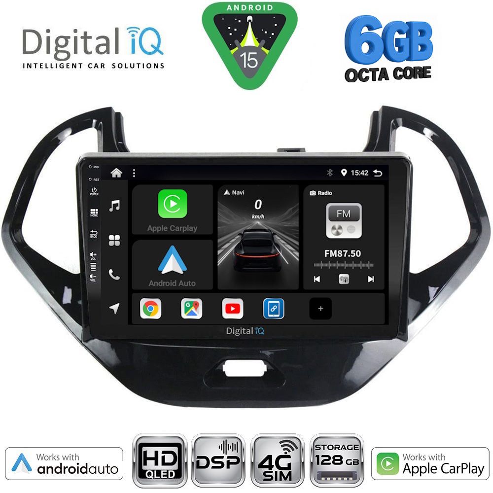 DIGITAL IQ BXF 17167SH_CPAA (9inc) MULTIMEDIA TABLET for FORD KA mod. 2017-2023