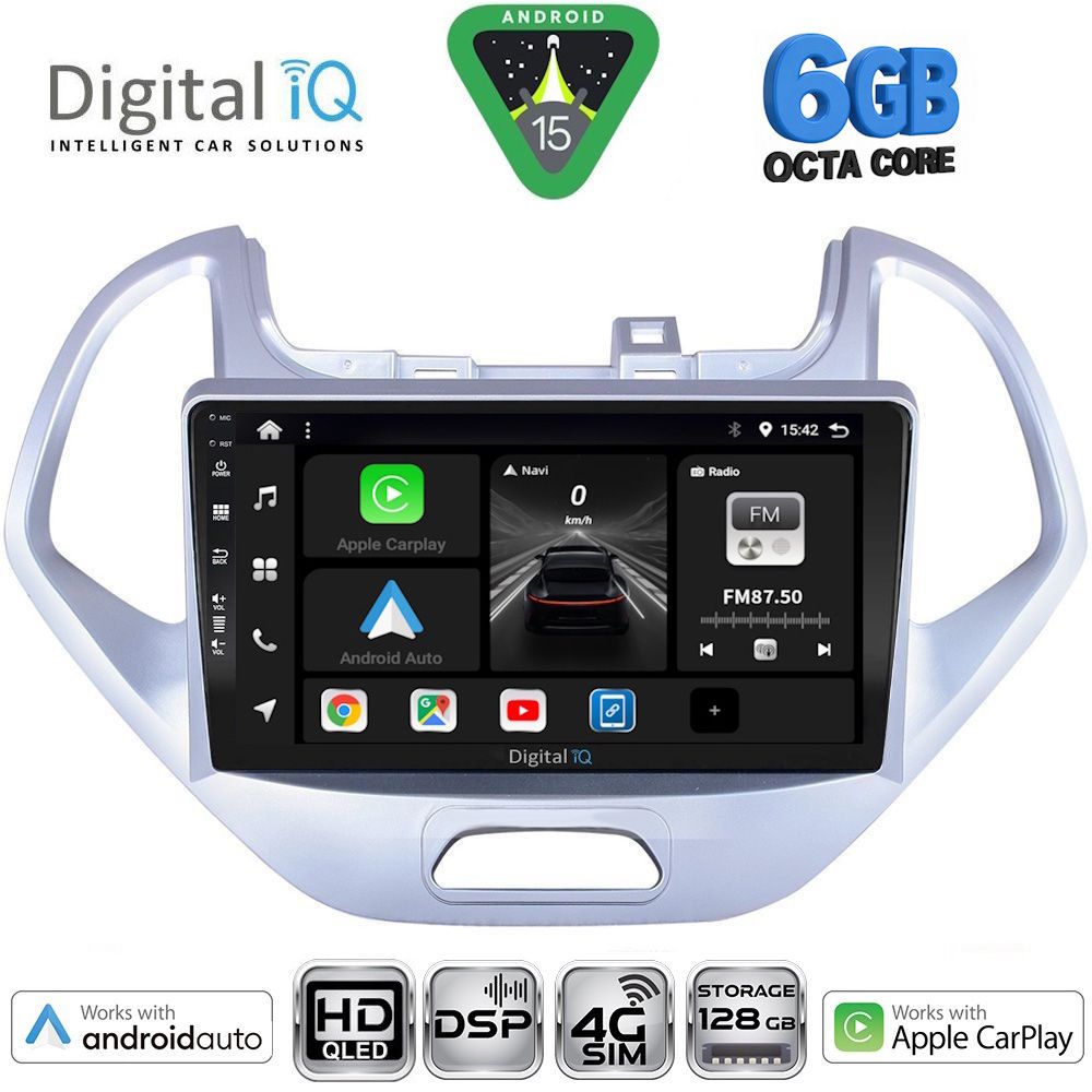 DIGITAL IQ BXF 17167LO_CPAA (9inc) MULTIMEDIA TABLET for FORD KA mod. 2017-2023