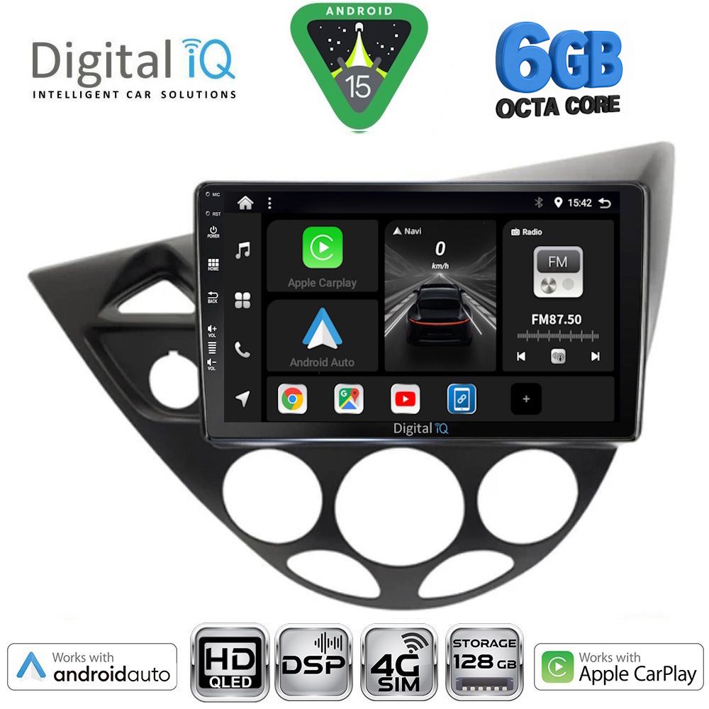 DIGITAL IQ BXF 17169_CPAA (9inc) MULTIMEDIA TABLET for FORD FOCUS mod. 1998-2004