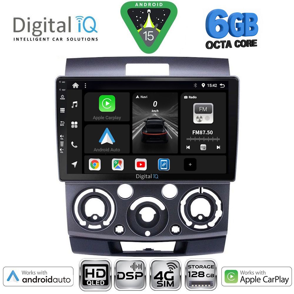 DIGITAL IQ BXF 17170_CPAA (9inc) MULTIMEDIA TABLET for FORD RANGER | MAZDA BT50 mod. 2006-2011