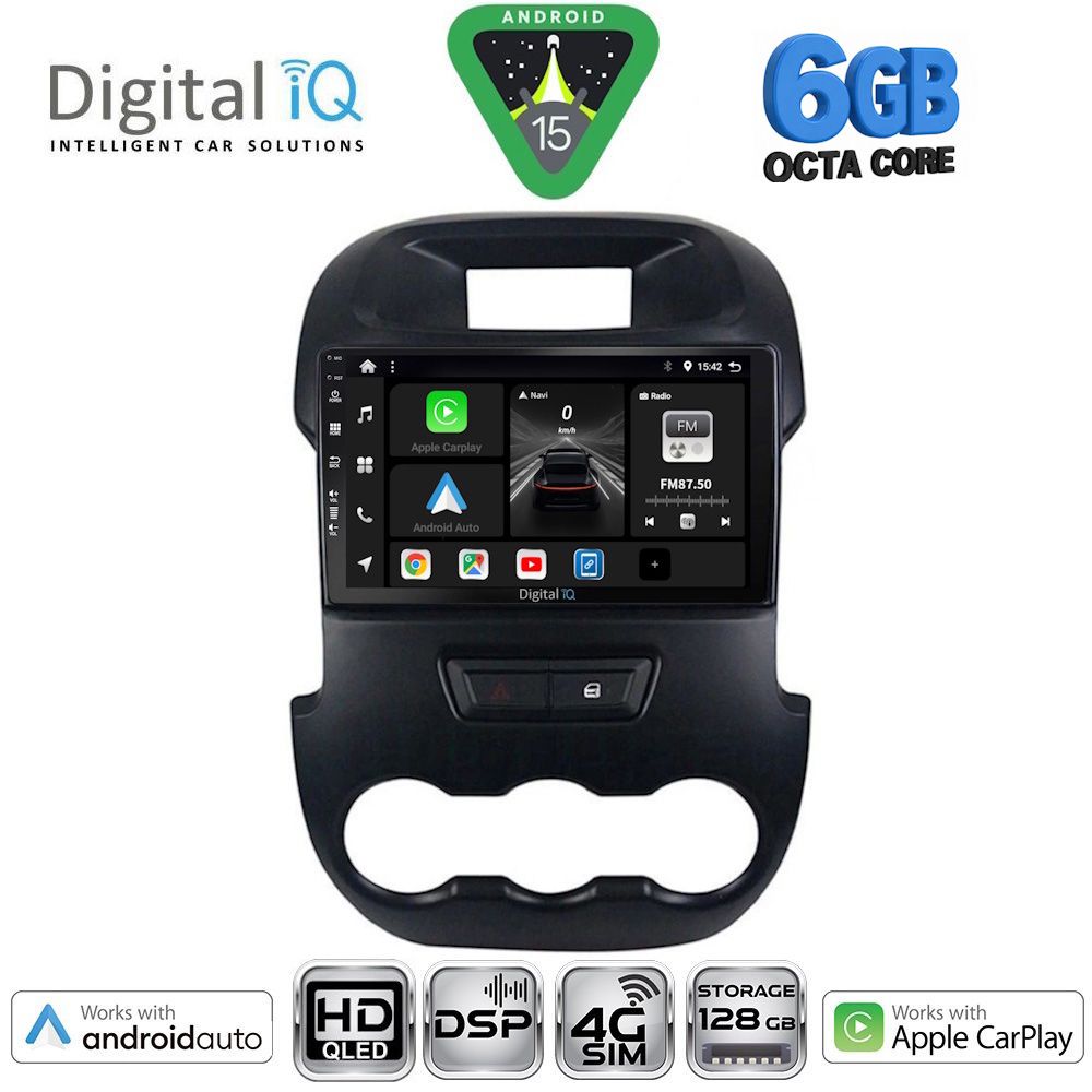DIGITAL IQ BXF 17171_CPAA (9inc) MULTIMEDIA TABLET for FORD RANGER mod. 2011-2015