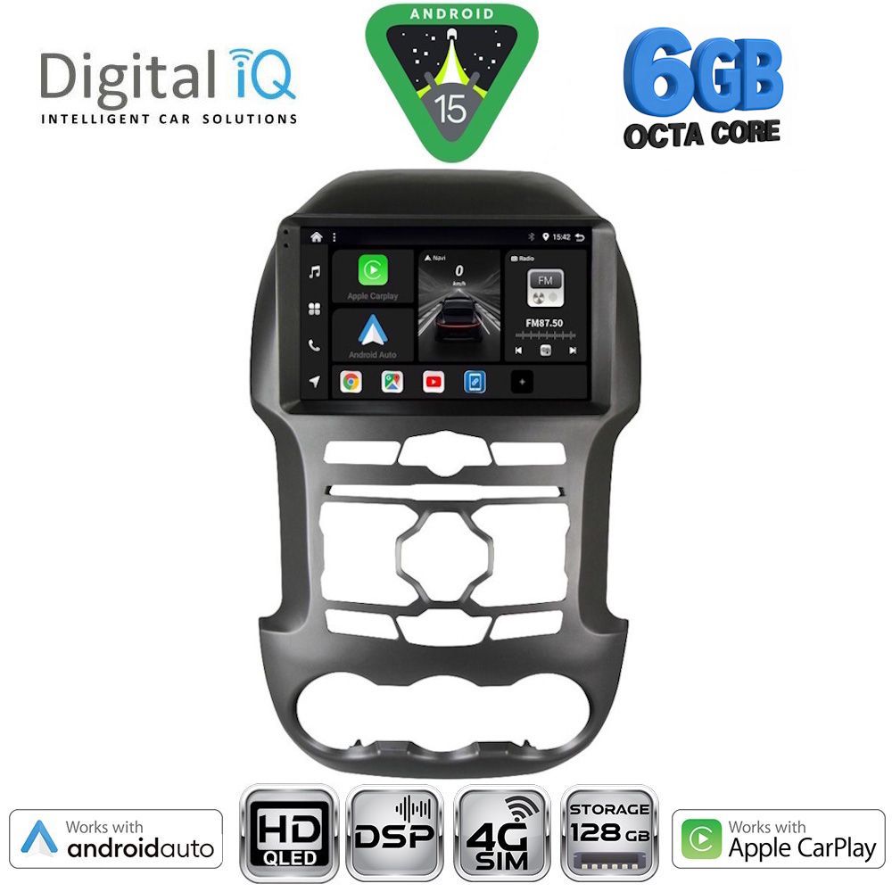 DIGITAL IQ BXF 17171S_CPAA (9inc) MULTIMEDIA TABLET for FORD RANGER mod. 2011-2015