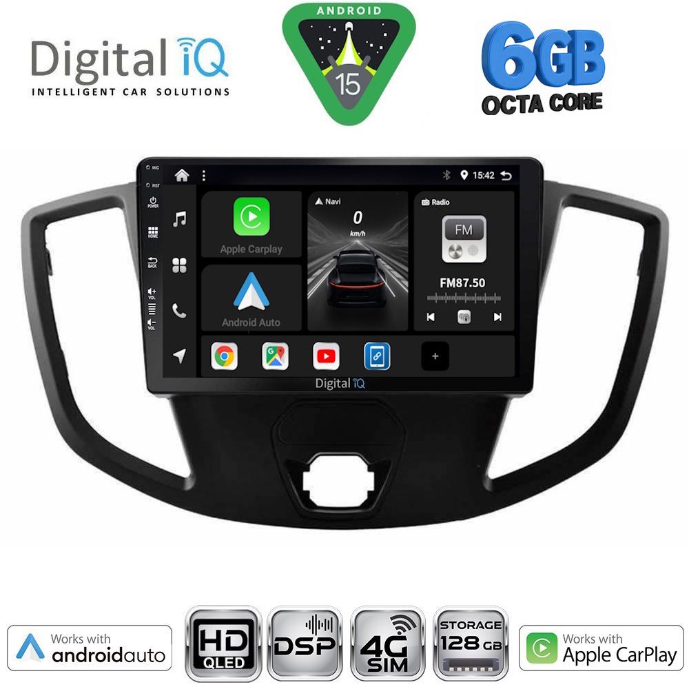DIGITAL IQ BXF 17179_CPAA (9inc) MULTIMEDIA TABLET for FORD TRANSIT mod. 2014-2020
