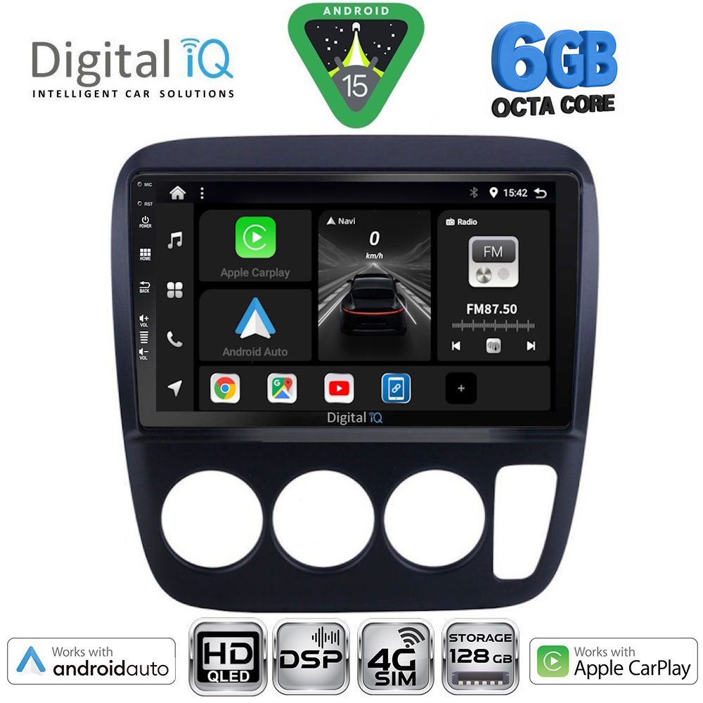 DIGITAL IQ BXF 17196_CPAA A/C (9inc) MULTIMEDIA TABLET for HONDA CRV mod. 1996-2006