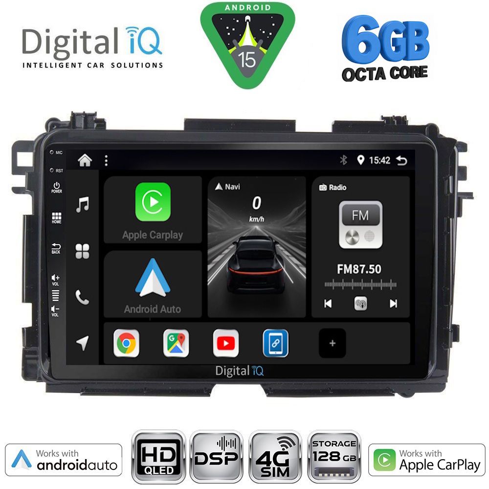 DIGITAL IQ BXF 17201_CPAA (9inc) MULTIMEDIA TABLET for HONDA HRV mod. 2015-2021