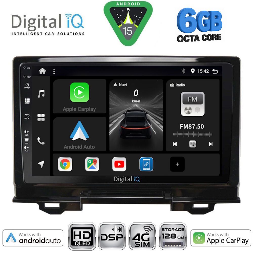 DIGITAL IQ BXF 17202_CPAA (9inc) MULTIMEDIA TABLET for HONDA HRV mod. 2021-2026