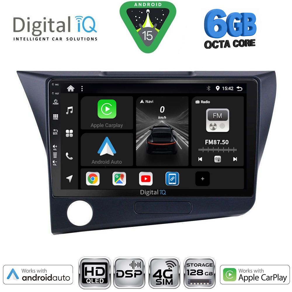 DIGITAL IQ BXF 17203_CPAA (9inc) MULTIMEDIA TABLET for HONDA CRZ mod. 2010-2016