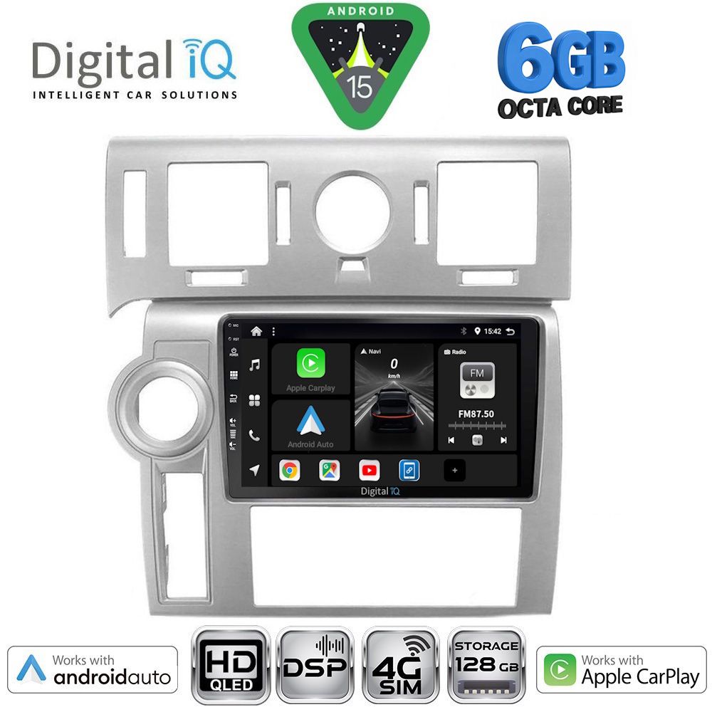 DIGITAL IQ BXF 17216_CPAA (9inc) MULTIMEDIA TABLET for HUMMER H2 mod. 2008-2009