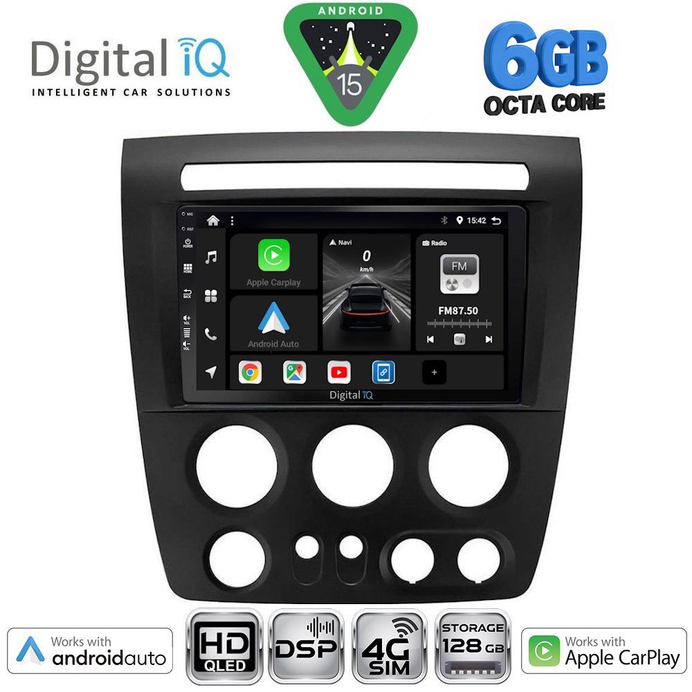 DIGITAL IQ BXF 17218_CPAA (9inc) MULTIMEDIA TABLET for HUMMER H3 mod. 2005-2009